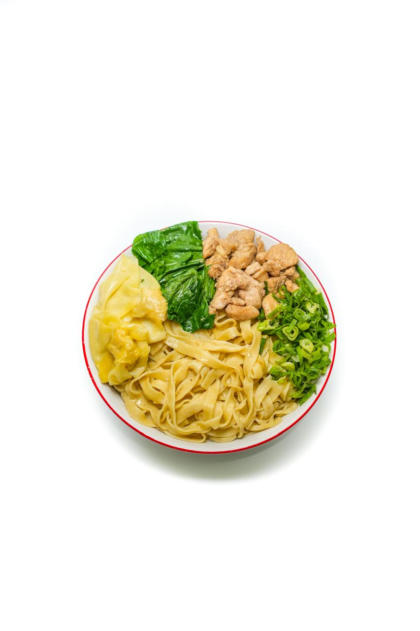 Mie Ayam Lebar Pangsit Rebus